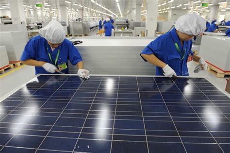 who invented solar electric panels that are made in china